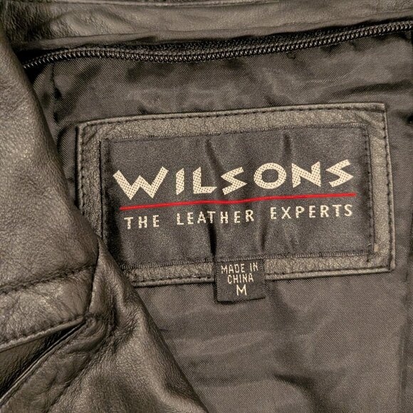 Wilson Belted Leather Mini Trench Jacket with Thinsulate - Women's sz M - Picture 8 of 11